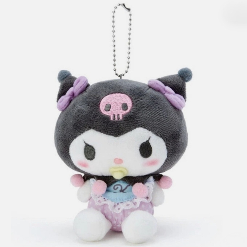 Sanrio Kuromi Baby Mascot Plush Keychain
